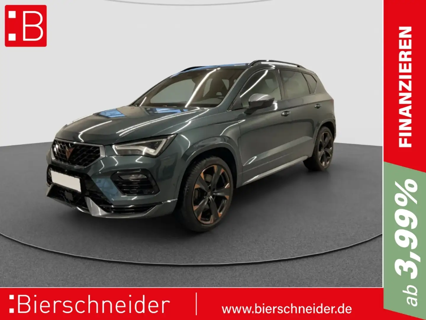 CUPRA Ateca 2.0 TSI DSG 4Dr AHK PANO TOP VIEW Grün - 1