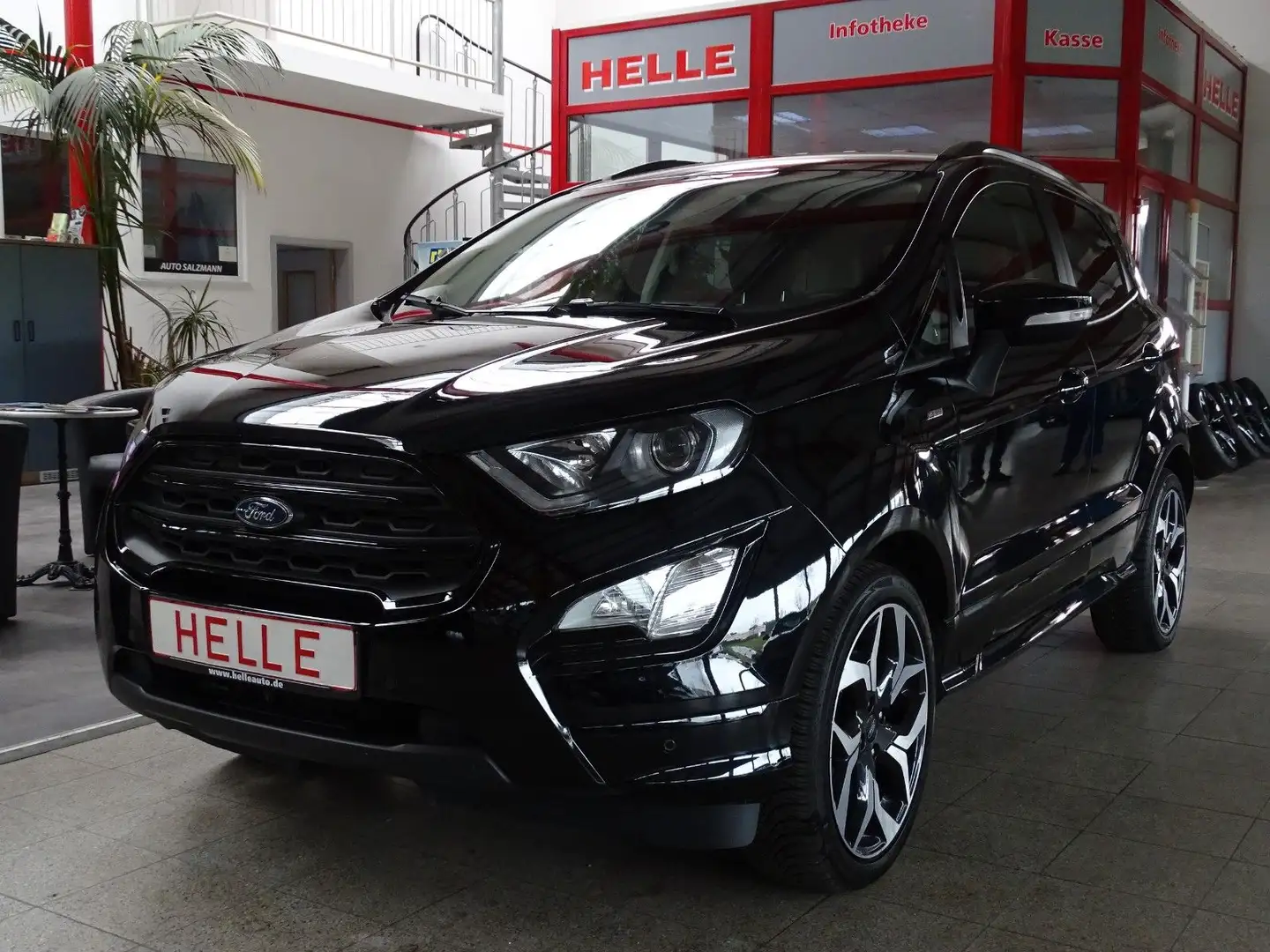 Ford EcoSport 1.0 ST-Line*NAVI+KAMERA+DAB Zwart - 1