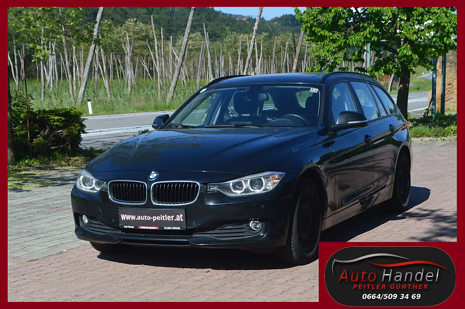 BMW 318 d Touring+NAVI+Panoramadach+SHZ+ Schwarz - 1