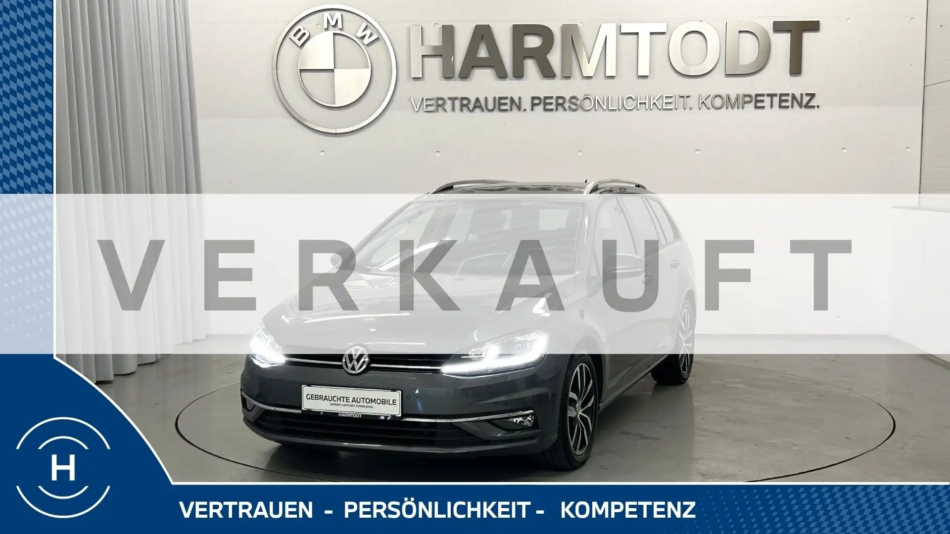 Volkswagen Golf Variant 1,6 TDI DSG *Navi / AHK / RFK* Grau - 1