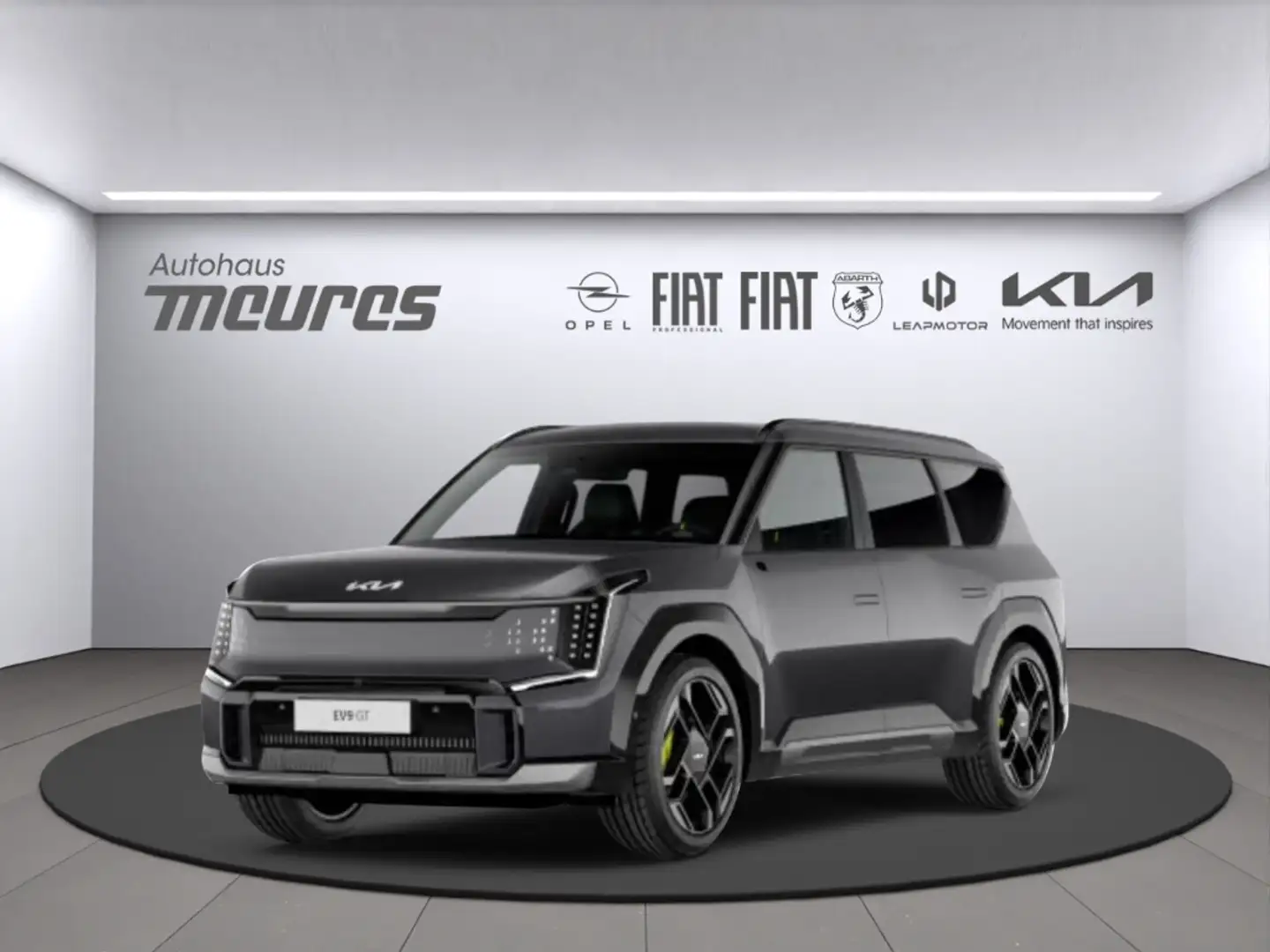 Kia EV9 GT 508 PS AWD 7-Sitzer El. Panodach Massagesitze E Grijs - 1