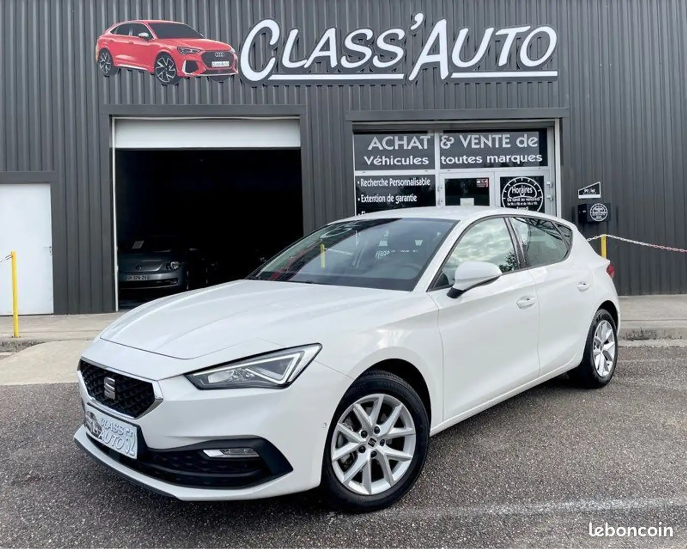 SEAT Leon IV 1.0 tsi 110Cv ÉDITION STYLE BUSINESS BVM-6 TBE Blanc - 2