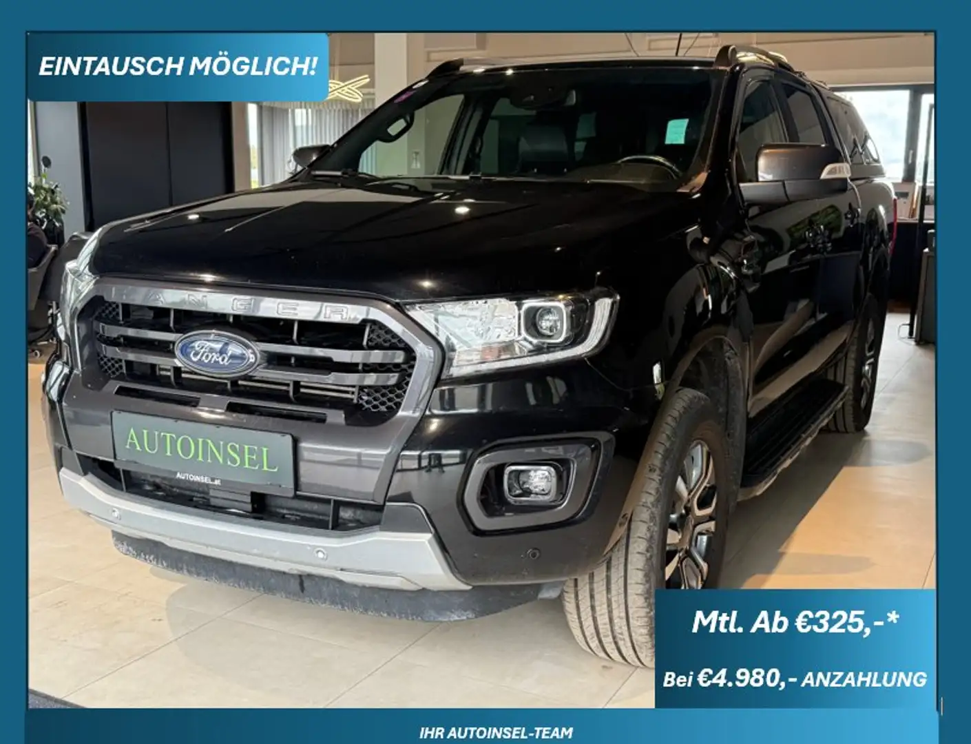 Ford Ranger Wildtrak Doppelkabine 4x4 Schwarz - 1
