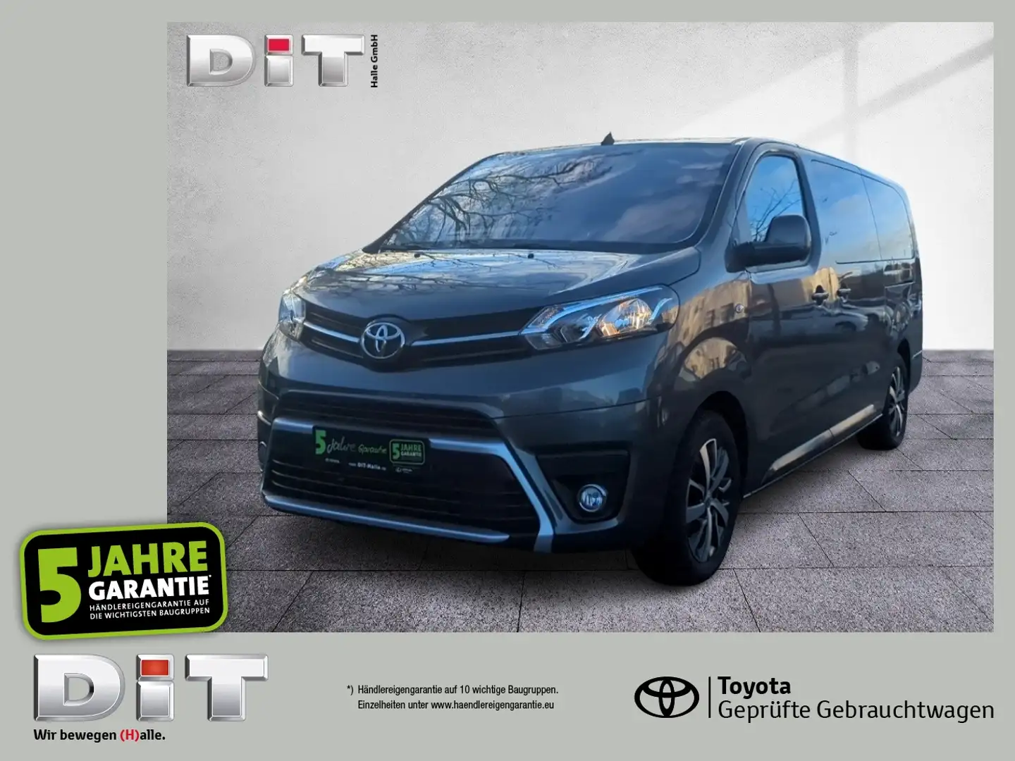 Toyota Proace Verso 2.0 L2 D Team Deutschland Klima Navi Grau - 1