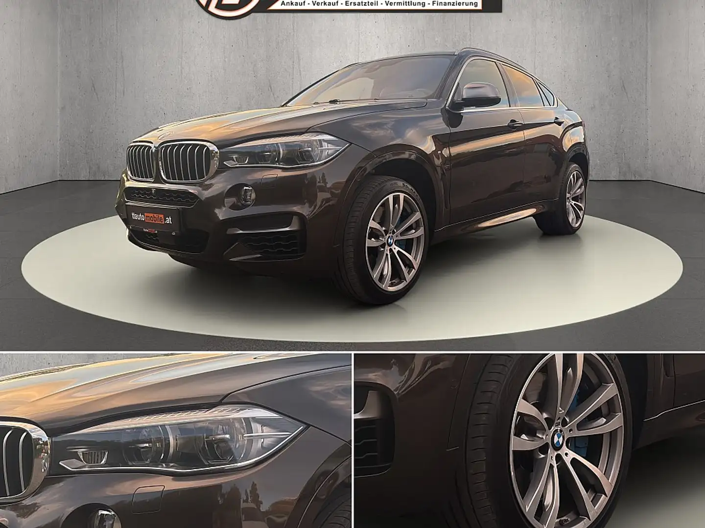 BMW X6 M 50d Sport Activity Coupé Österreich-Paket Aut. Braun - 2