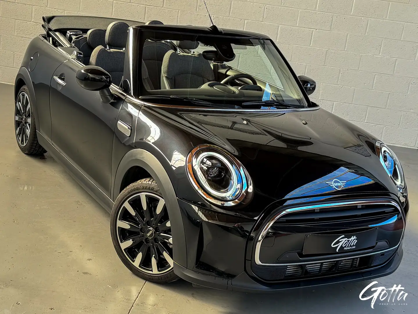 MINI Cooper Cabrio 1.5 136CH *** GPS/ LED/ BLACK PACK/ CUIR/ CAR-PLAY Noir - 2