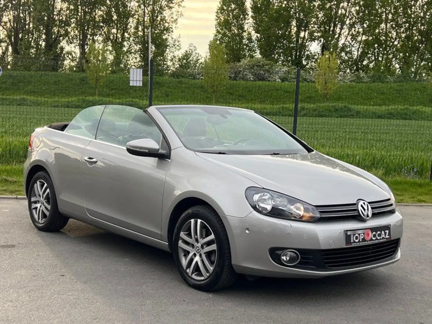 Volkswagen Golf VI CABRIOLET 1.4 TSI 125CH BLUEMOTION TECHNOLOGY 6 Gris - 2