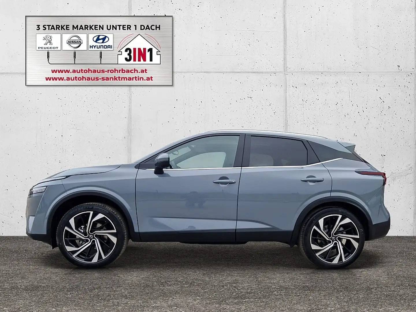 Nissan Qashqai 1,3 DIG-T MHEV Tekna+ Aut. - 20 Zoll Tekna+ Grijs - 2