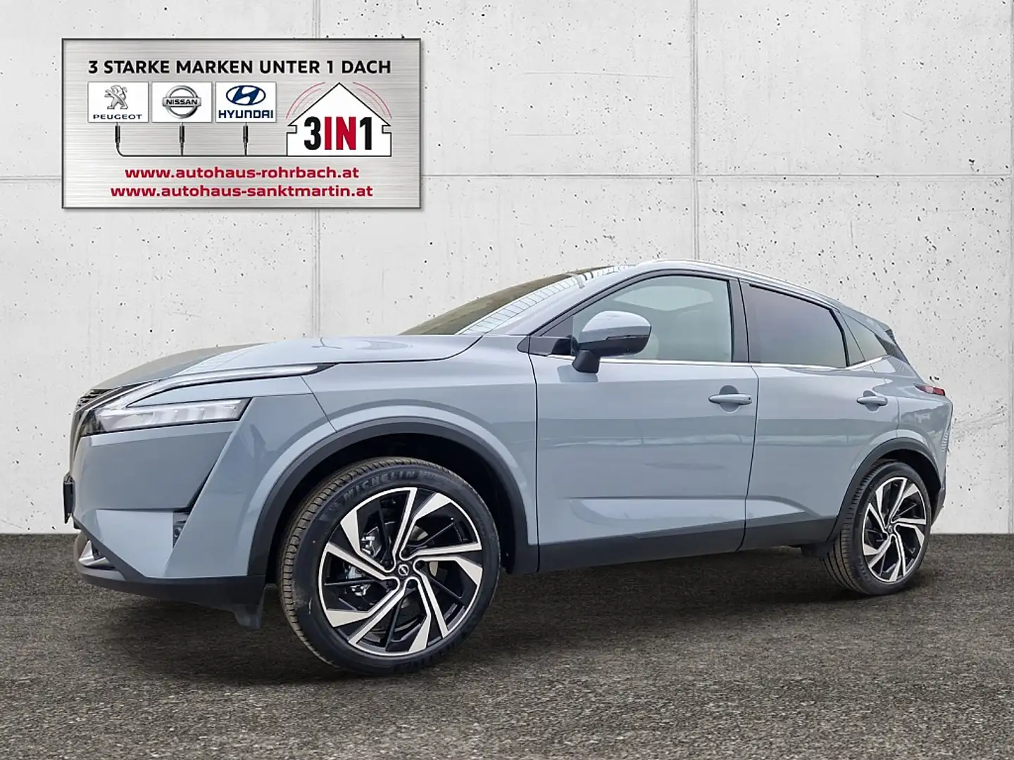 Nissan Qashqai 1,3 DIG-T MHEV Tekna+ Aut. - 20 Zoll Tekna+ Grijs - 1
