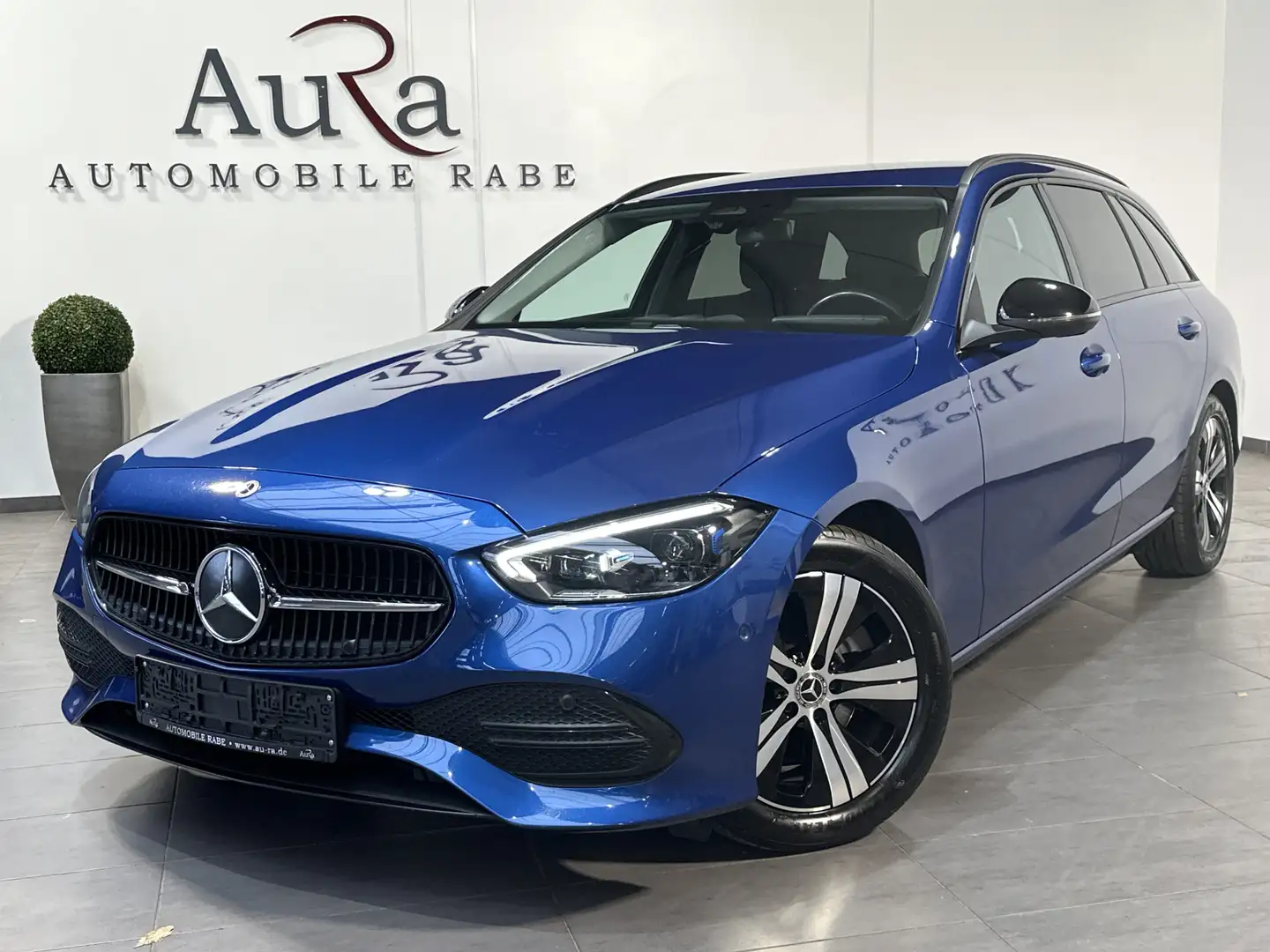 Mercedes-Benz C 220 T Avantgarde NAV+LED+BURMESTER+ACC+V-COCK Blau - 2