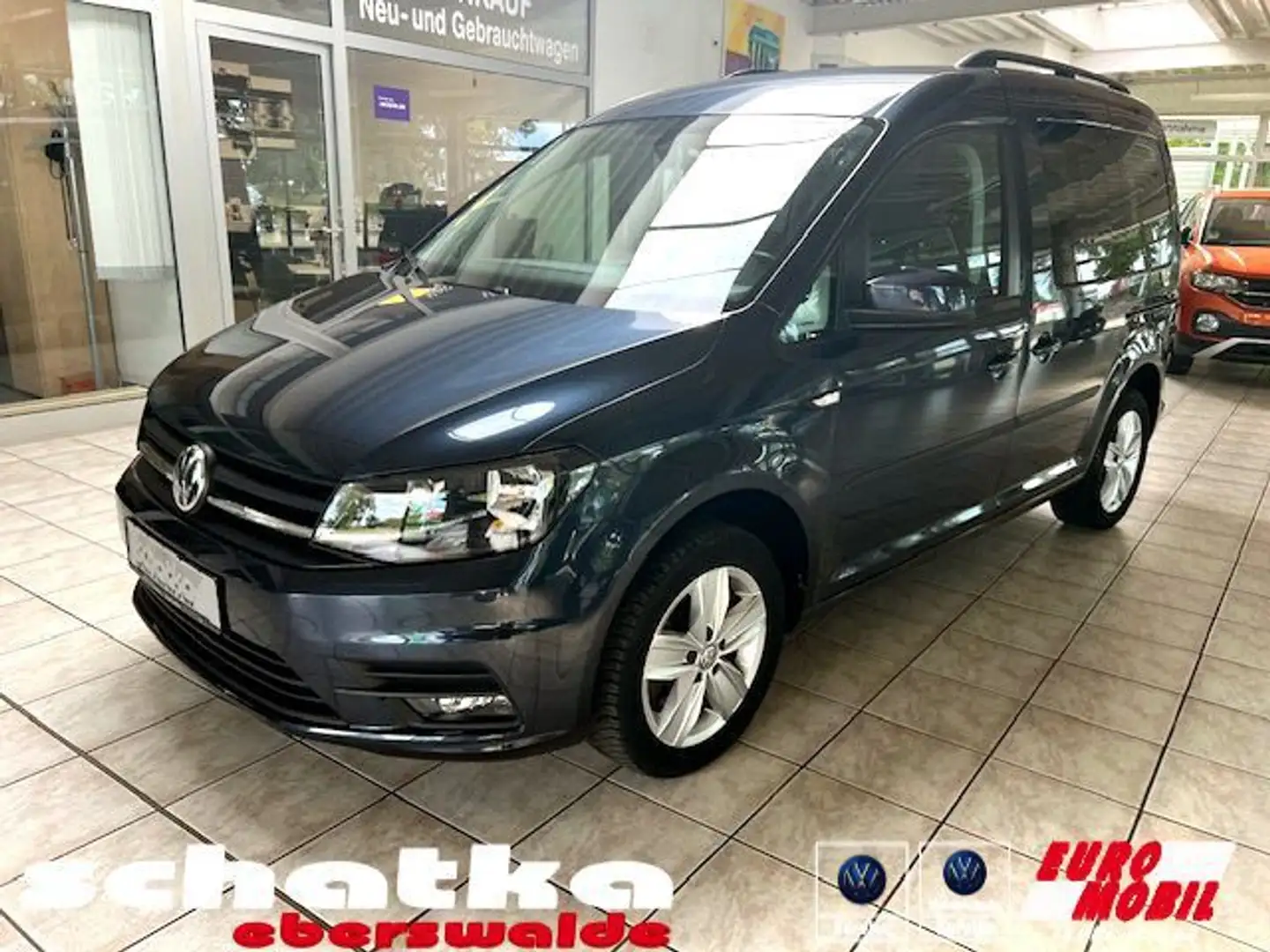 Volkswagen Caddy Klimaaut,1.Hand,PDC,Tempom,Bluetooth,USB Blau - 1