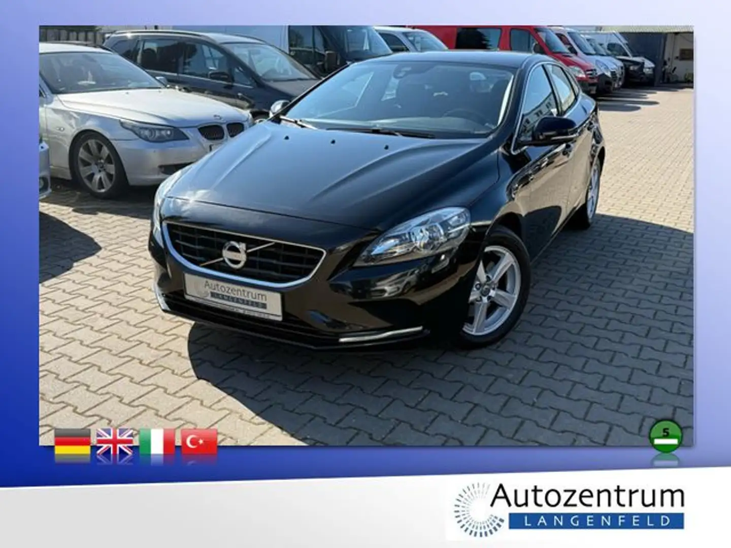Volvo V40 Kinetic 1.6 T3 *NAVIGATION*ALU*PDC* Noir - 1