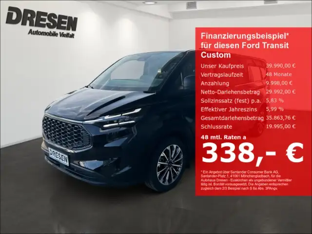Ford Transit Custom 320 L2 FWD Tr. Kombi Trend 2,0 EcoBlue 125kW 170PS