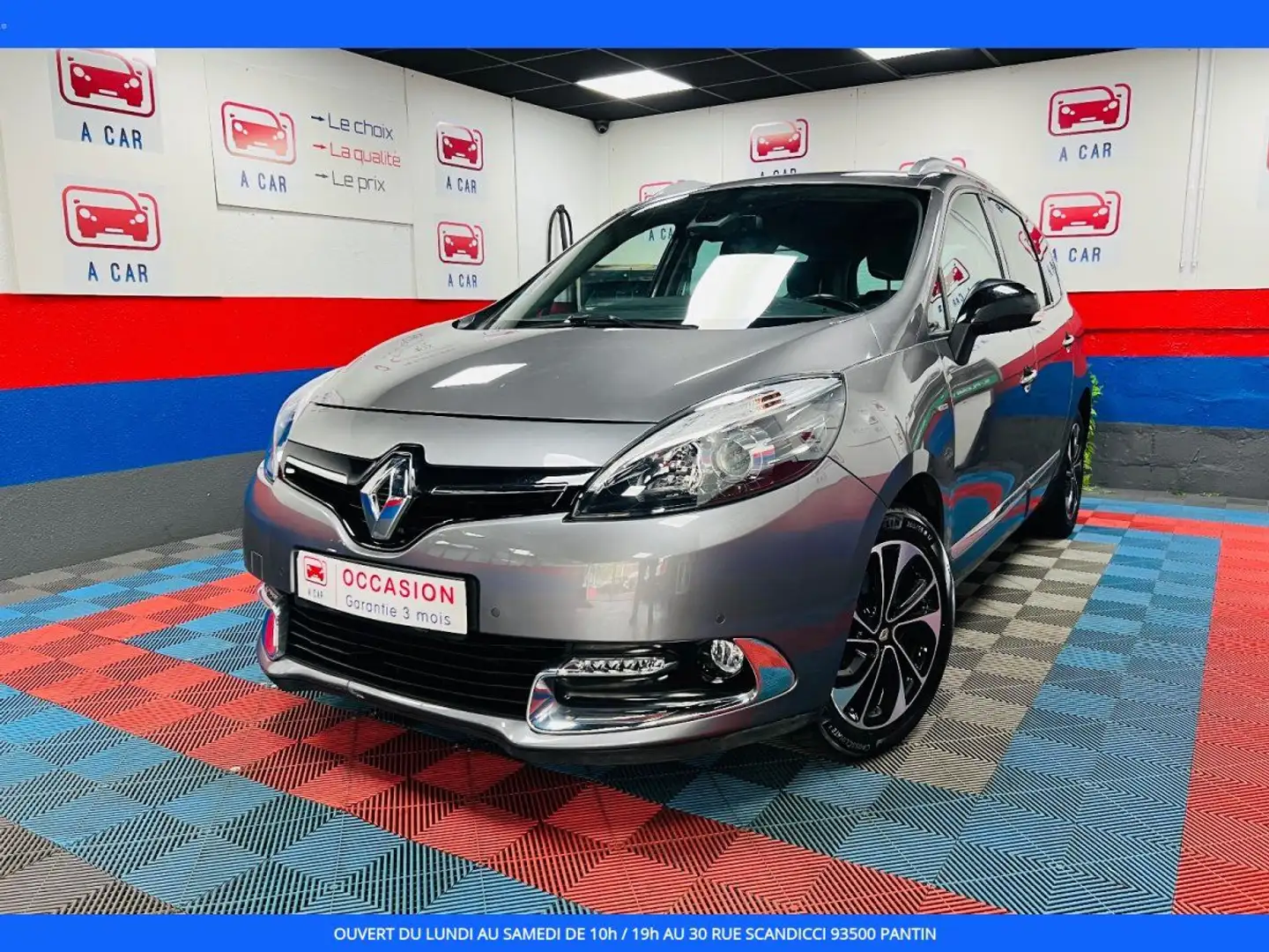 Renault Scenic III TCe 130 Energy Bose Edition 91.000 KM Gris - 1