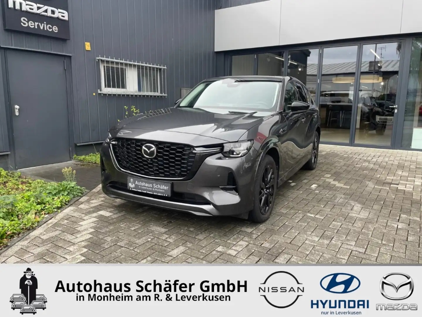 Mazda CX-60 Homura HUD AHK-abnehmbar 360 Kamera Panorama Navi Gris - 1