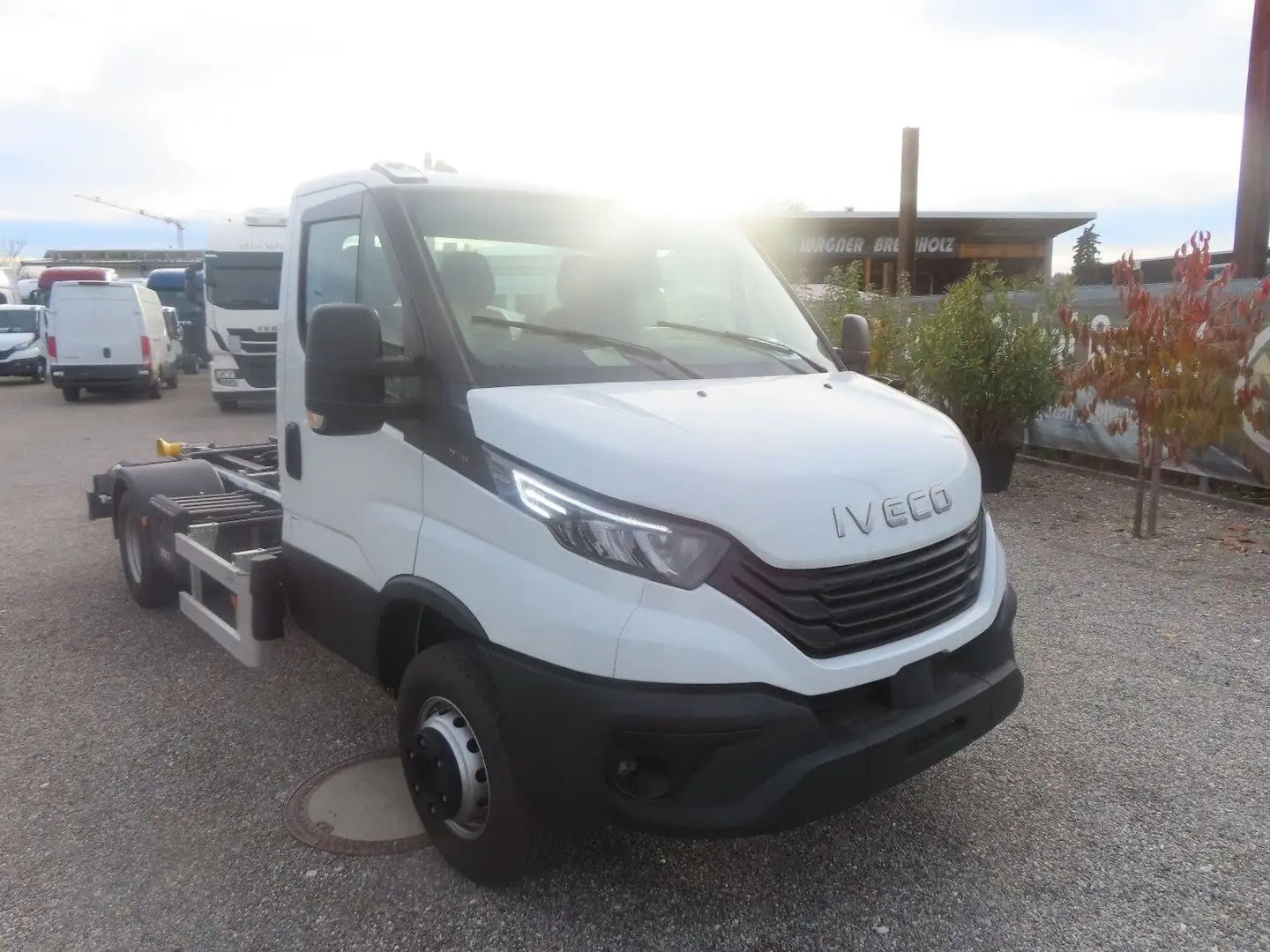 Iveco 72C18H/P Palfinger Abrollkipper / Luft / Sperre Weiß - 1