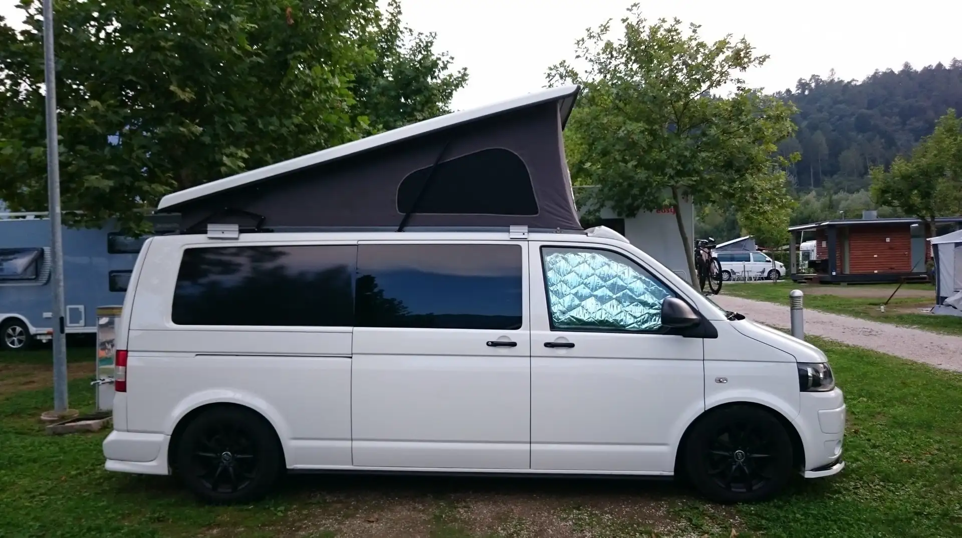Volkswagen T5 Transporter Camper Bianco - 1
