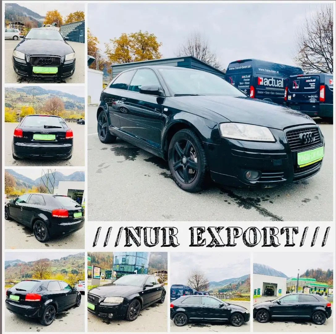 Audi A3 Attraction 1,9TDI /NUR EXPORT/! Noir - 1