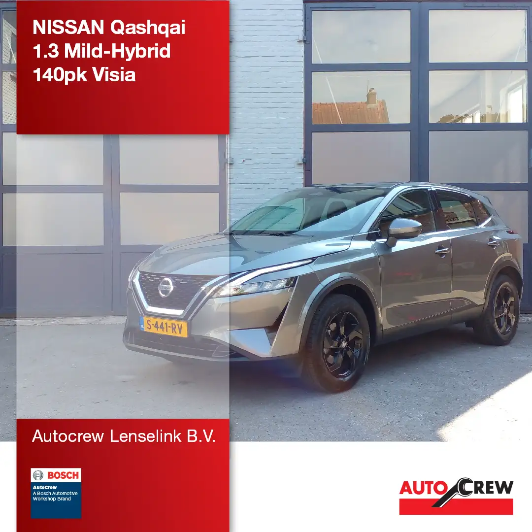 Nissan Qashqai 1.3 Mild-Hybrid 140pk Visia | Origineel NL | Grijs - 1