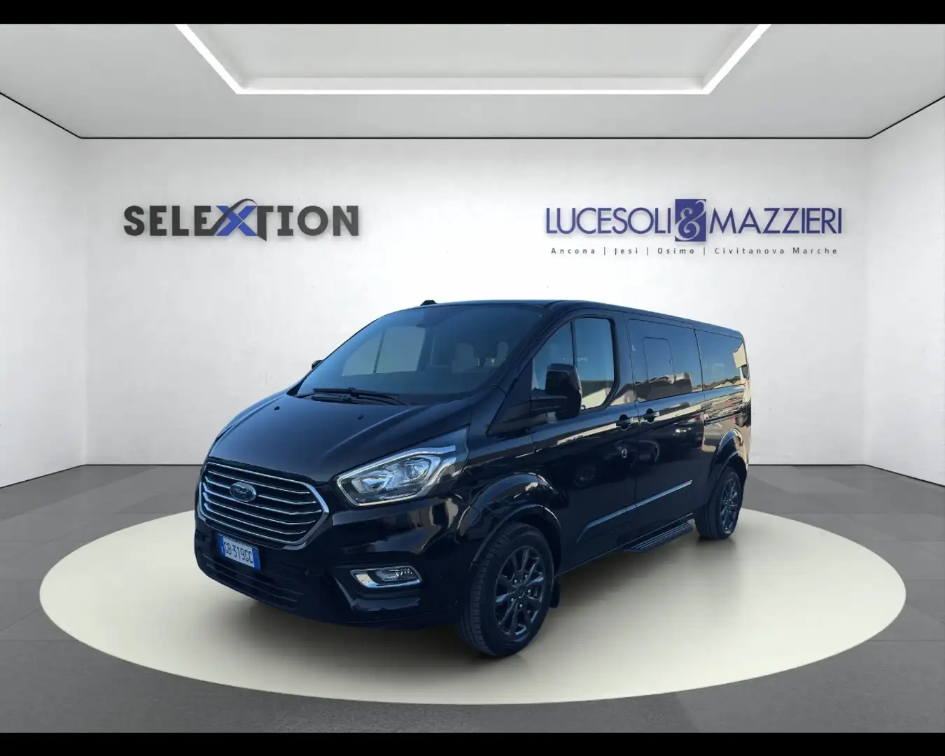 Ford Tourneo Custom trasp. disabili 6+1 TDCi 130CV PL Trend Nero - 1