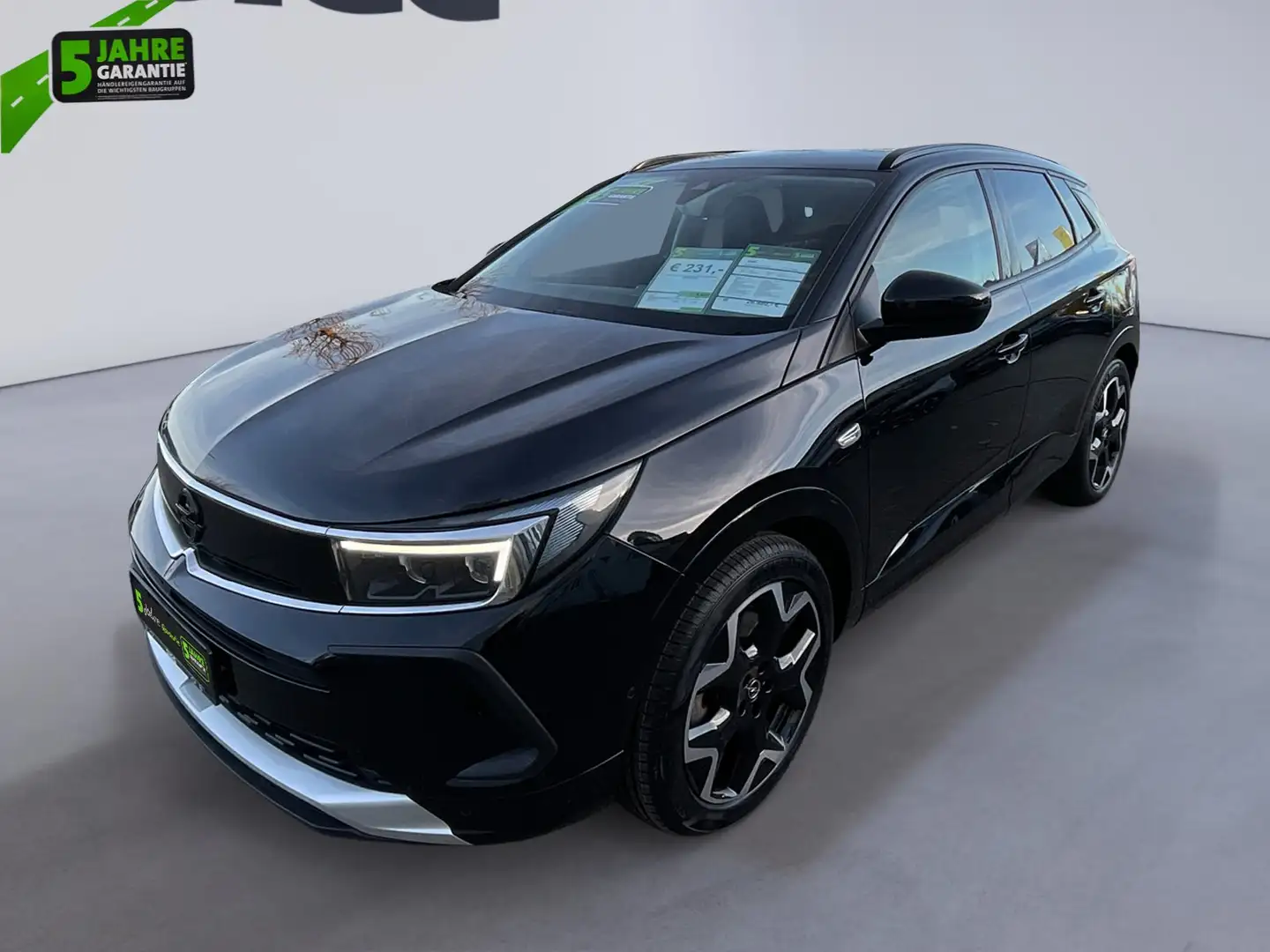 Opel Grandland 1.6 Turbo Ultimate Vollausstattung Schwarz - 2