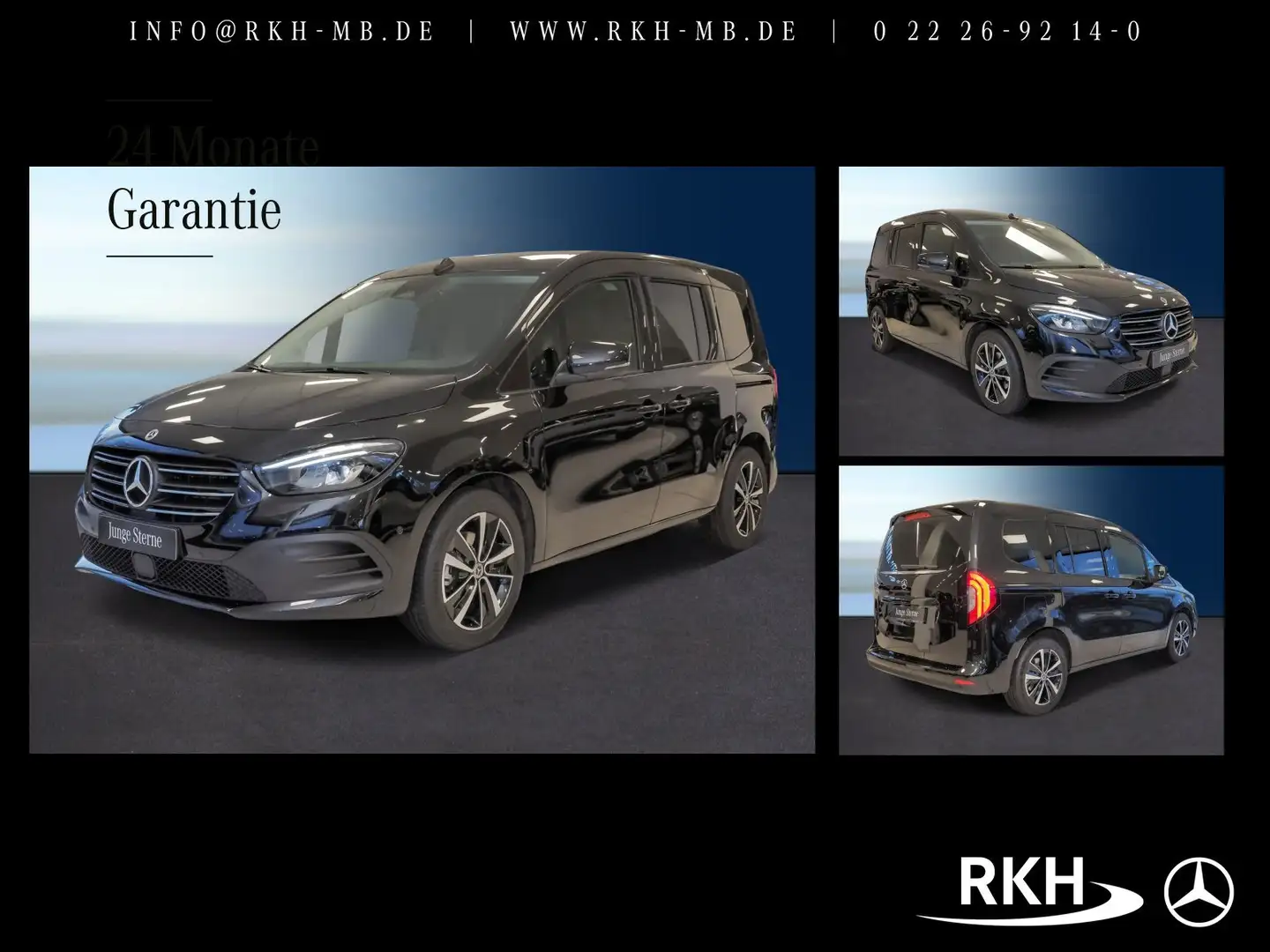 Mercedes-Benz T-Klasse T 180 d PROGRESSIVE Standard Totw./Autom./LED/ BC Schwarz - 1