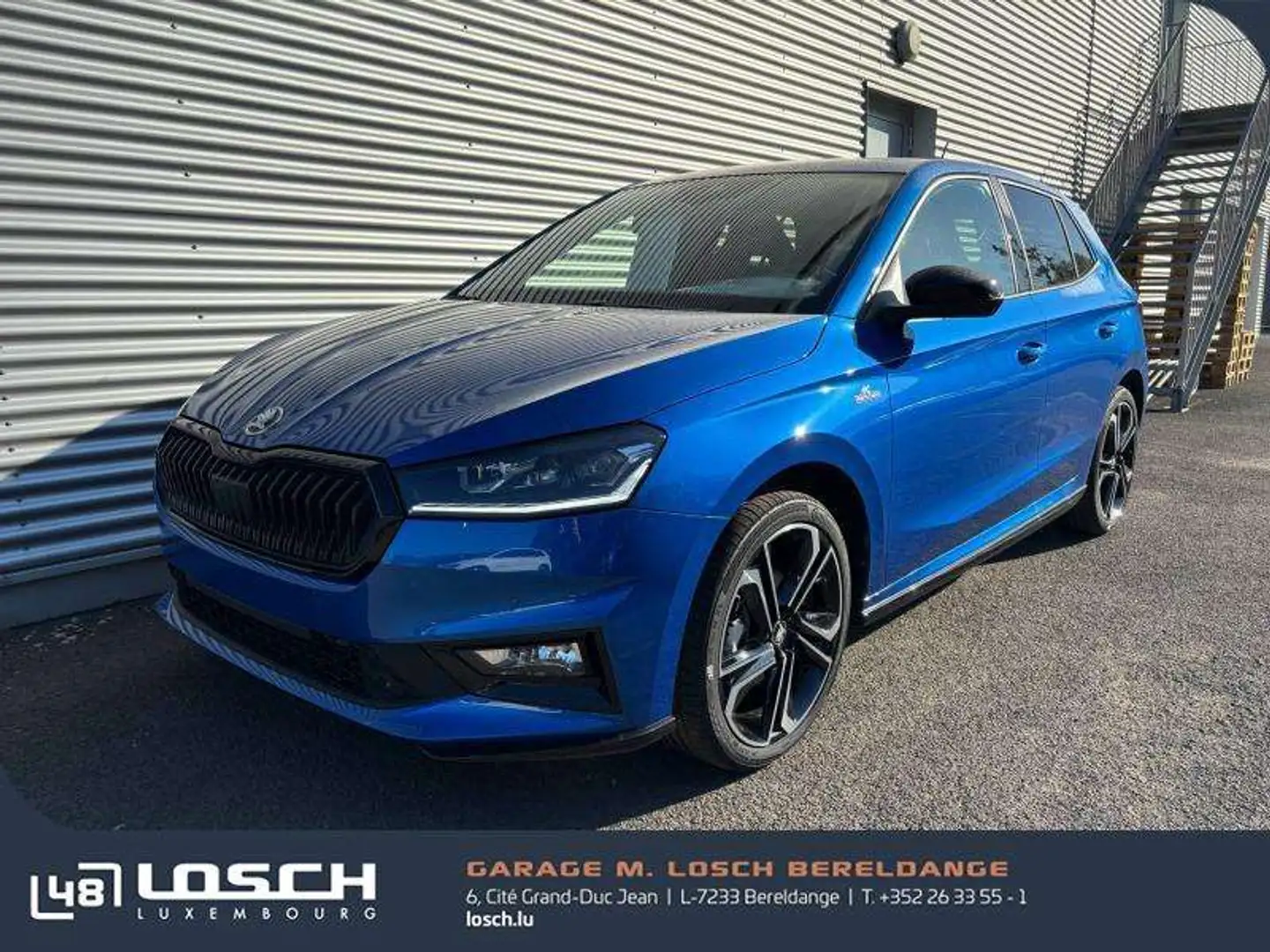 Skoda Fabia Monte Carlo Bleu - 1
