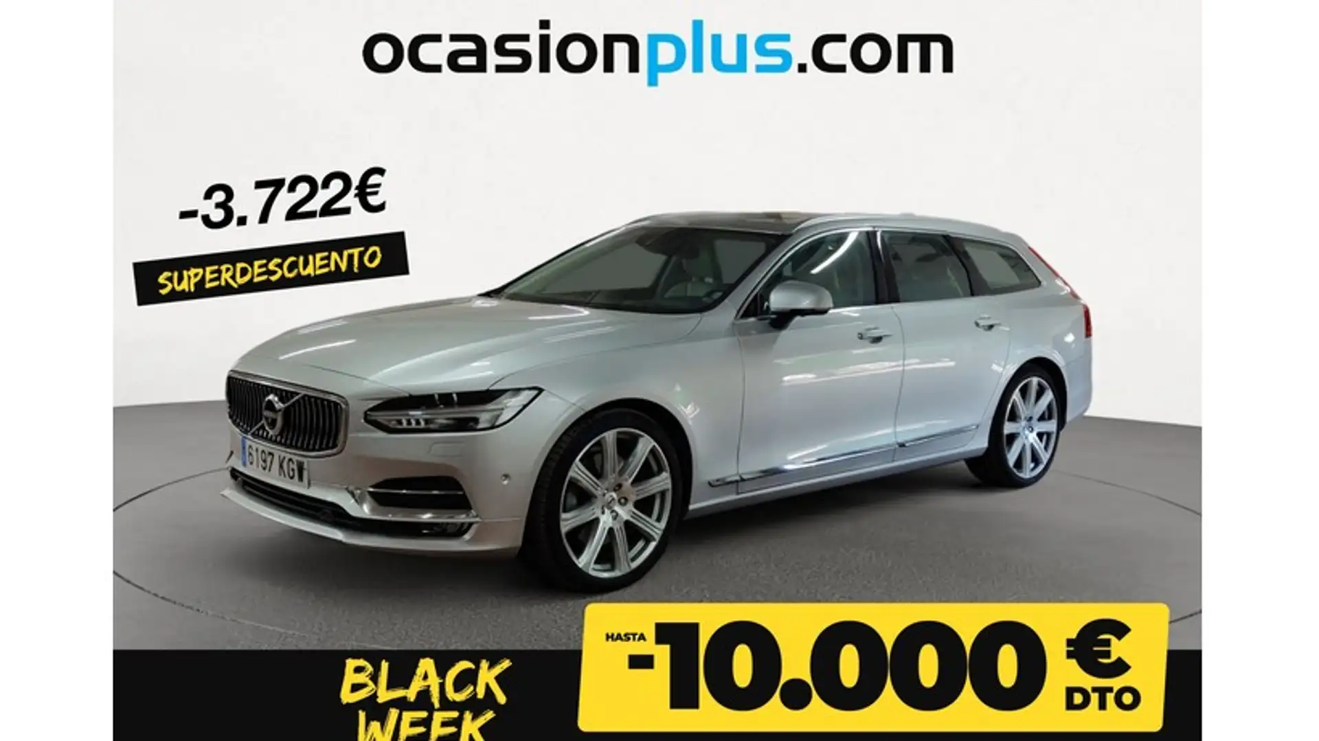 Volvo V90 D5 Inscription AWD Aut. Argent - 1