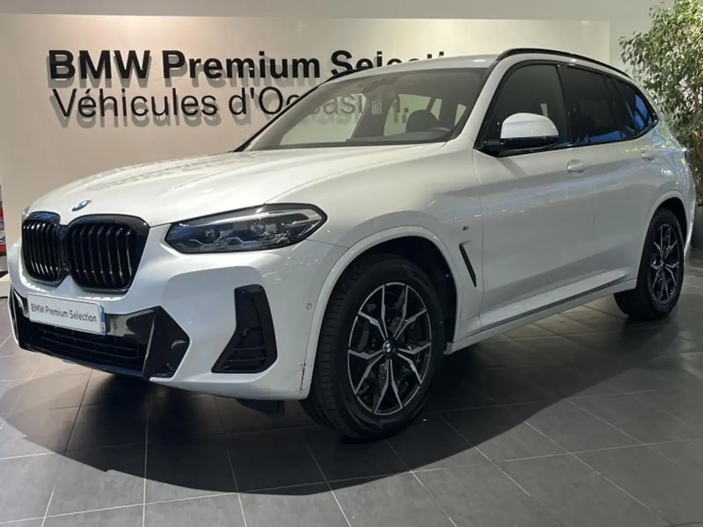 BMW X3 xDrive20d 190ch M Sport Blanc - 1