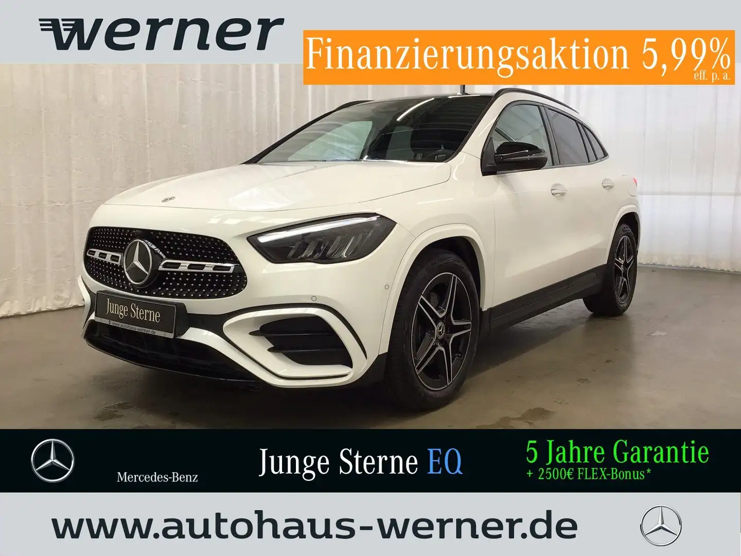 Mercedes-Benz GLA 220 AMG-ADV+ NIGHT PANOR AHK OFF-ROAD KEYLGO Weiß - 1