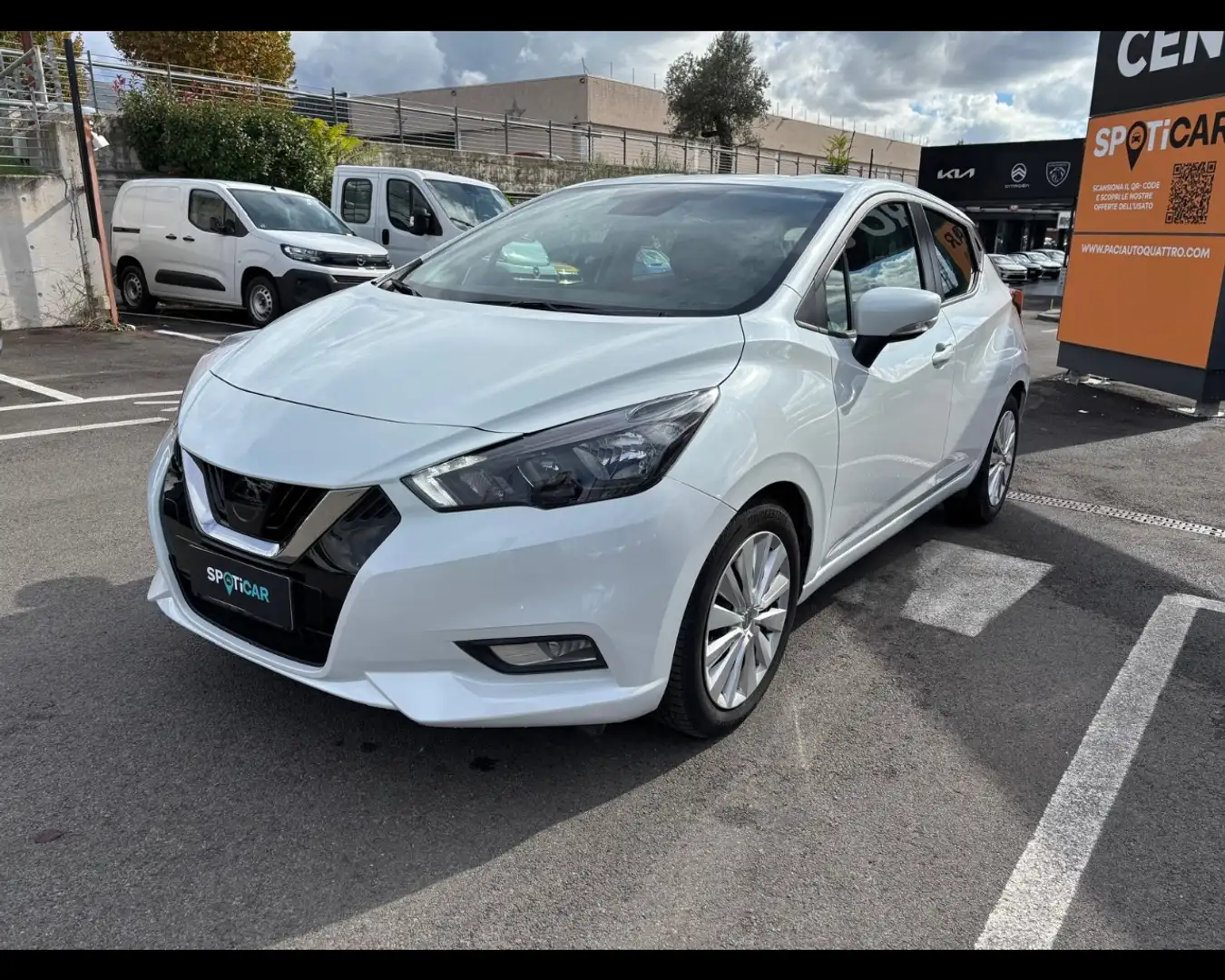 Nissan Micra 5 Porte 1.0 IG-T Acenta Blanc - 1