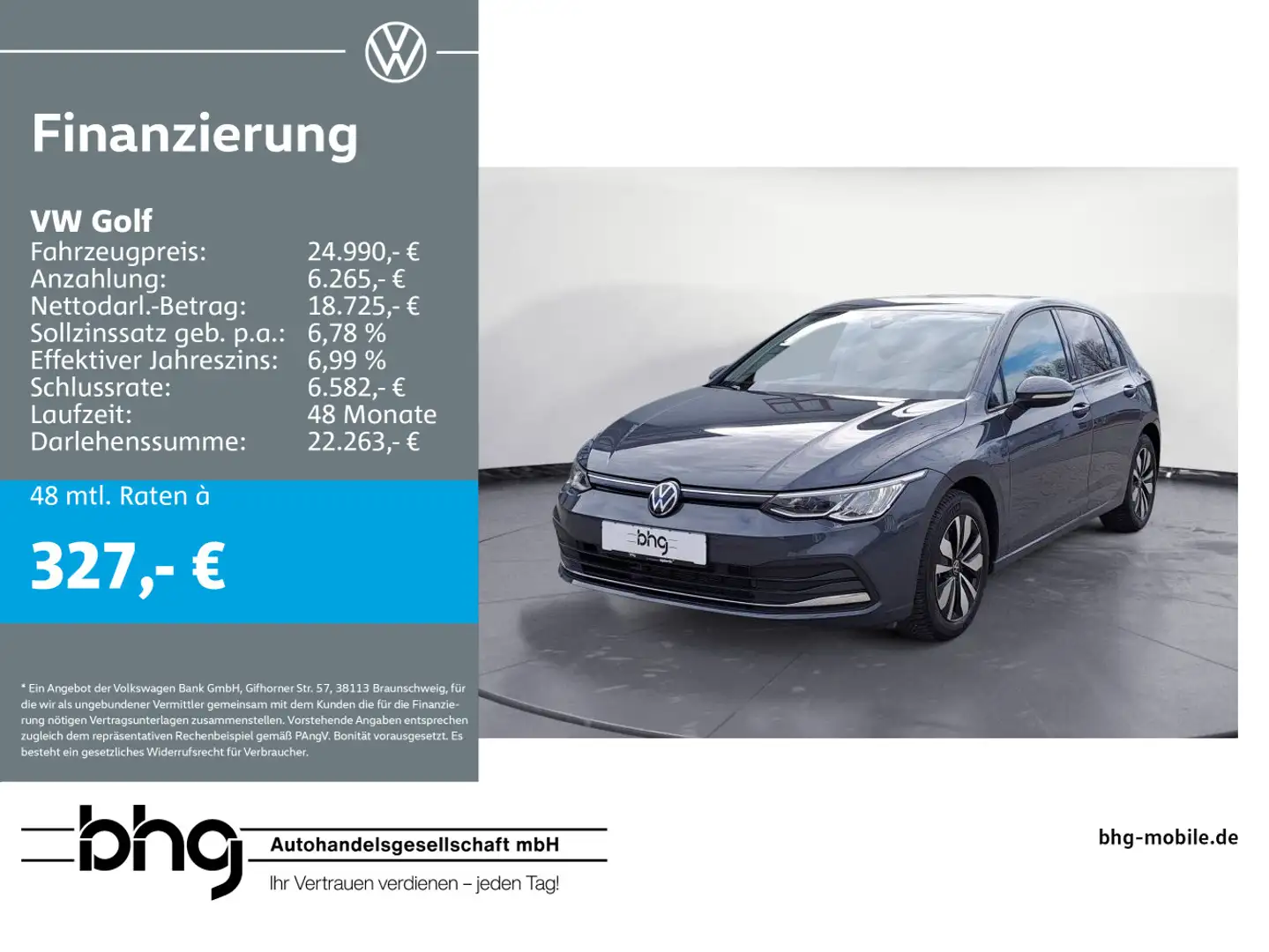 Volkswagen Golf 1.5 TSI *MOVE* *ACC*NAVI*CLIMATRONIC*SPRACH Gris - 1