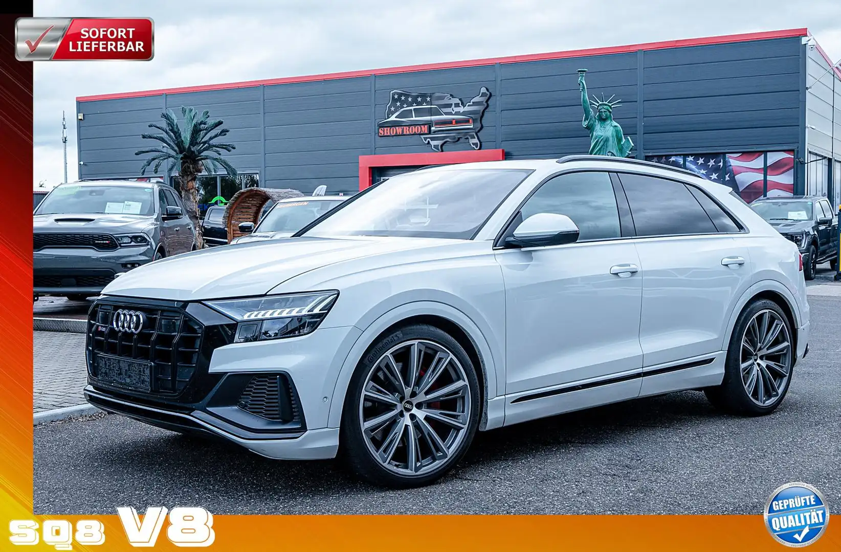 Audi SQ8 4.0 V8 Quattro Carbon, Pano, ACC White - 1