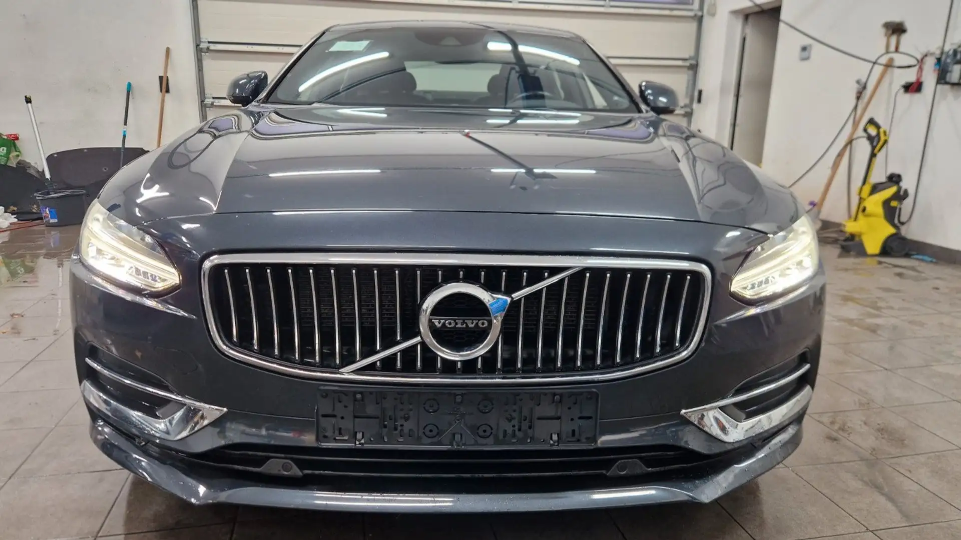 Volvo S90 Limo Leder Navigation LED Memory Digital siva - 2