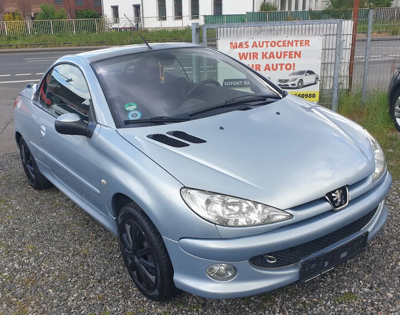 Peugeot 206 CC 110 Sport.Cabrio.Klimaautomatik.Neue Bremen. Šedá - 2