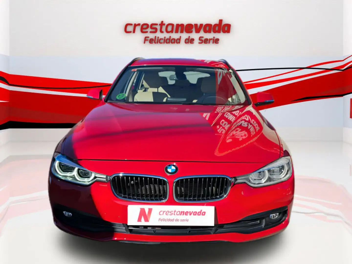 BMW 318 318dA Touring Rojo - 2