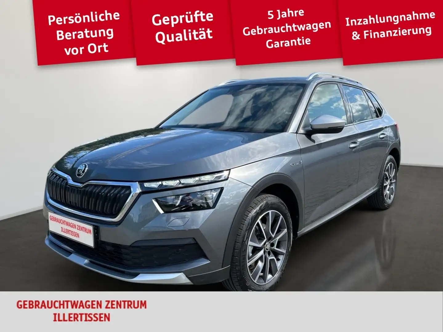 Skoda Kamiq 1.0 TSI Scoutline *LED*NAVI*KAMERA* Grau - 1