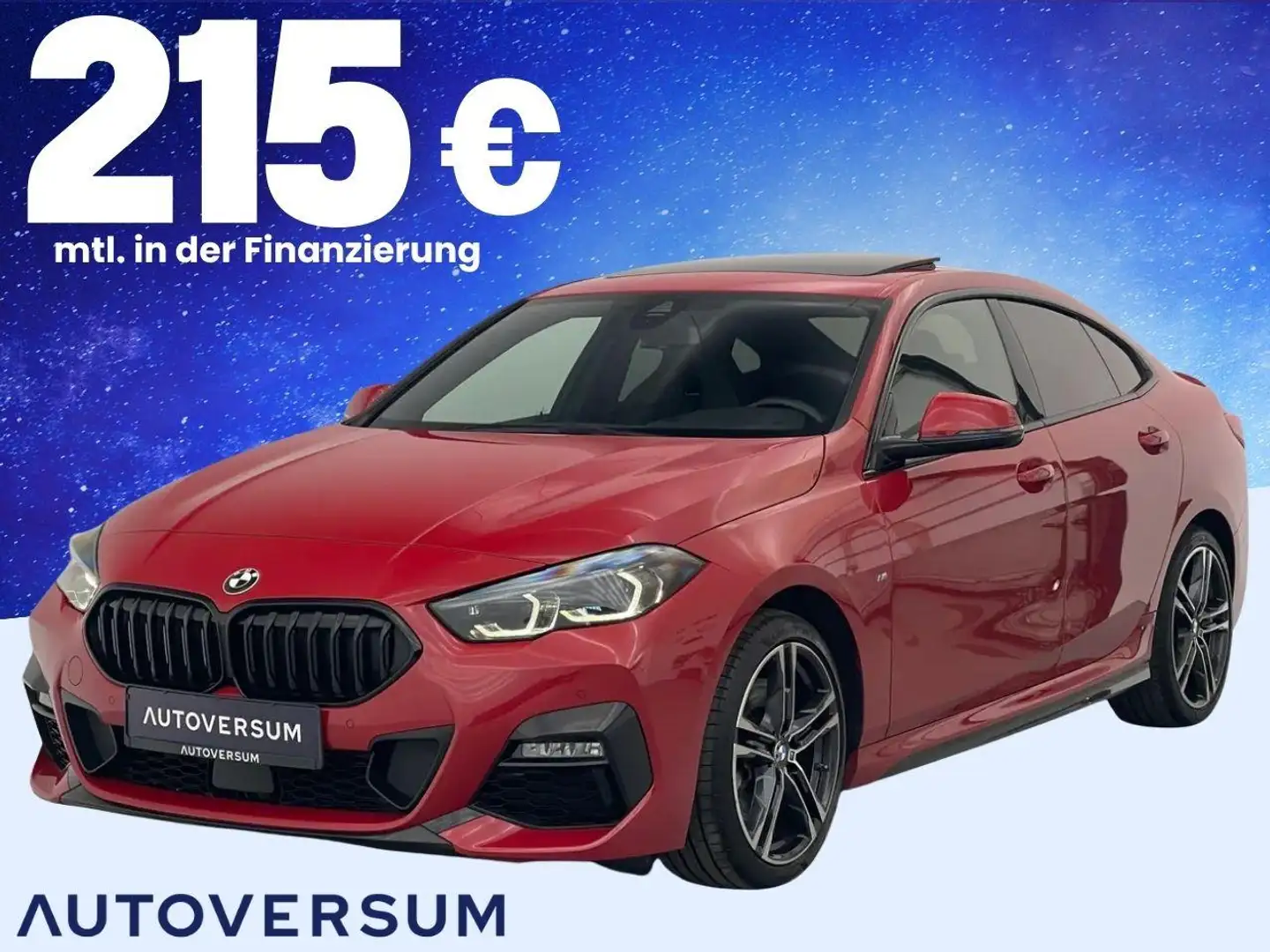 BMW 220 220d M-Paket *PANO*KAM*PARK*SHZ*ACC*VIRT*HuD* Rot - 1