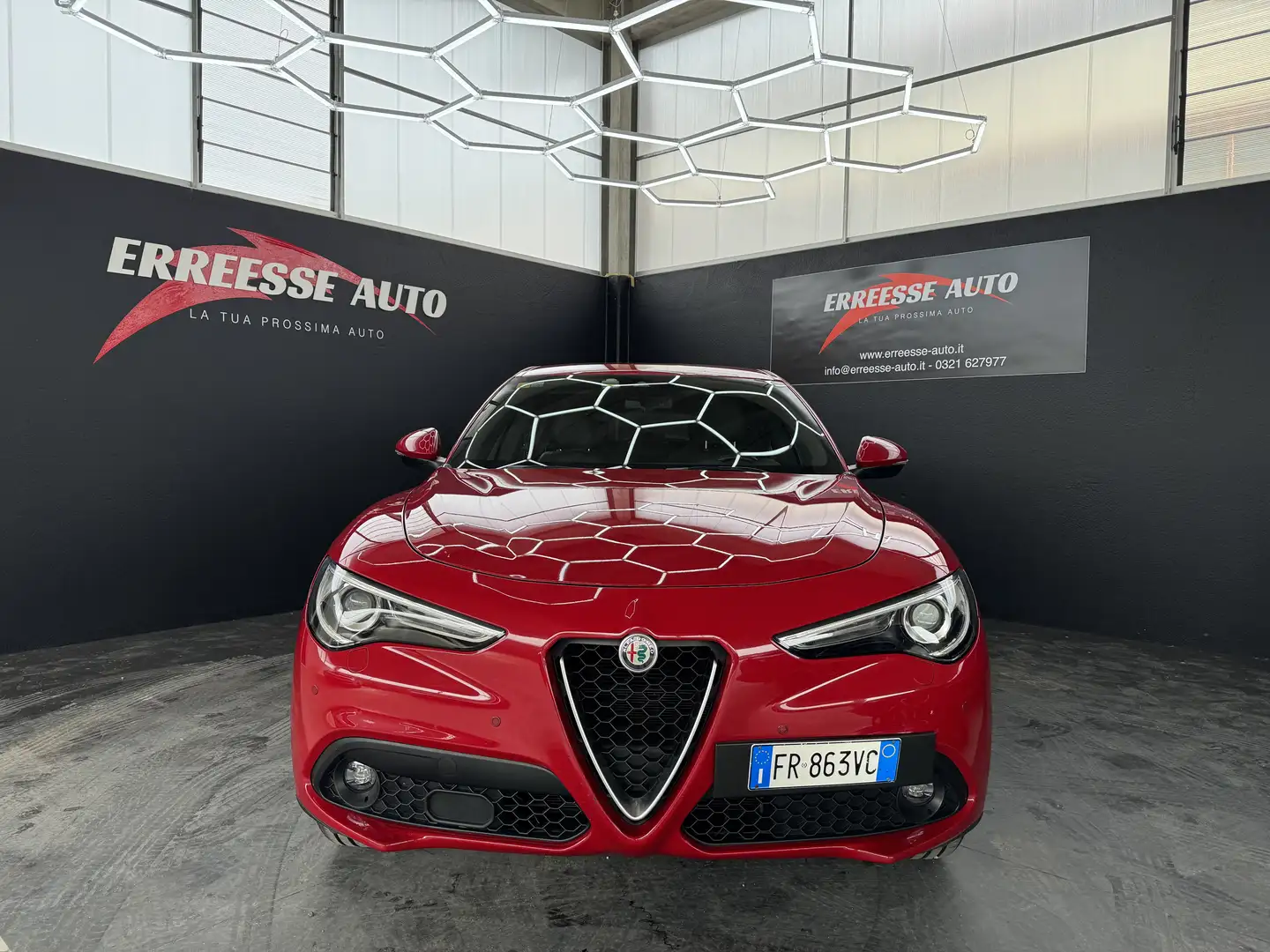 Alfa Romeo Stelvio 2.2 t Super Q4 210cv auto Rosso - 1