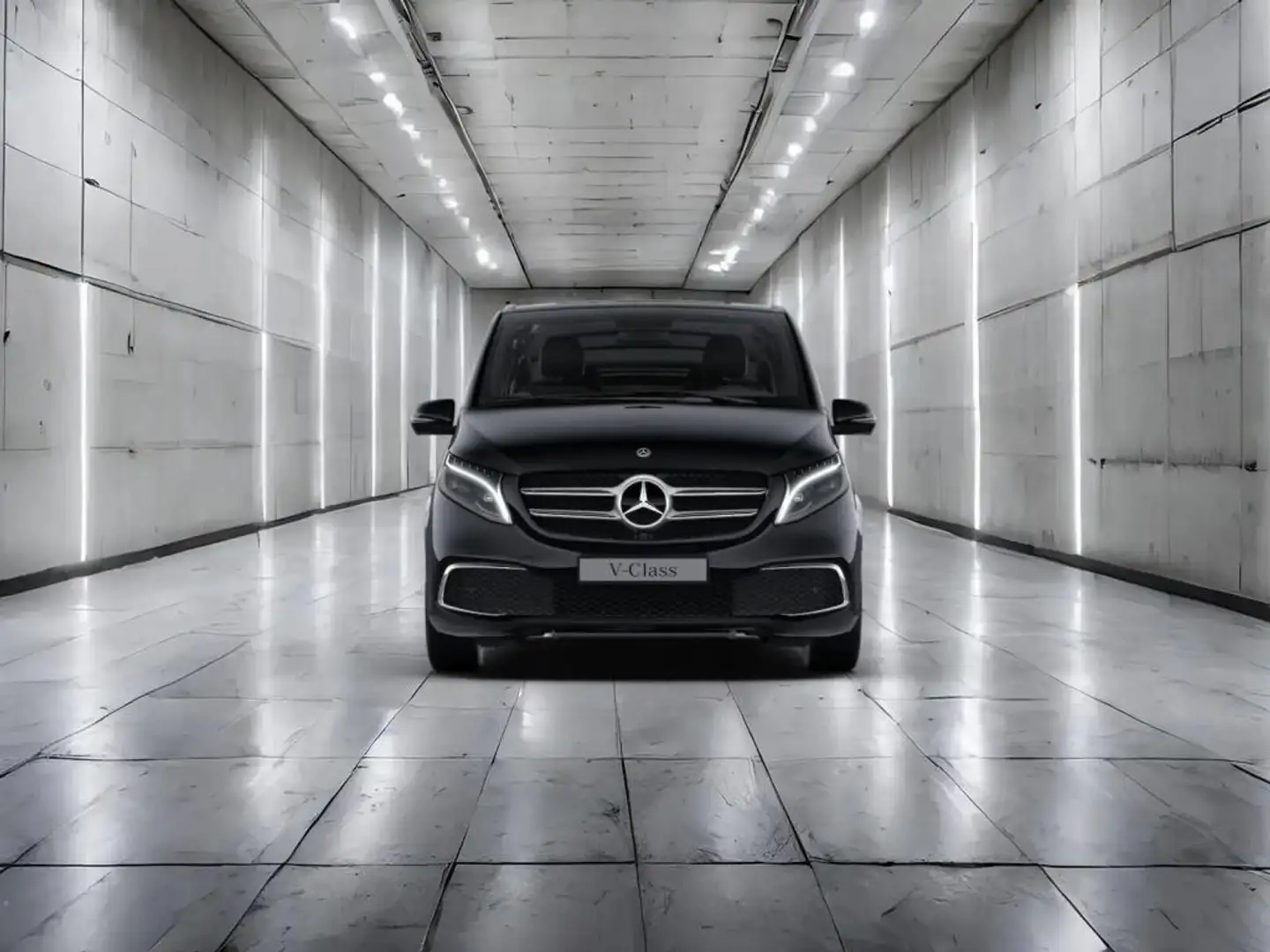 Mercedes-Benz V 300 AVANTGARDE EDITION XL STHZ+360°KAM+LED+AHK Schwarz - 2