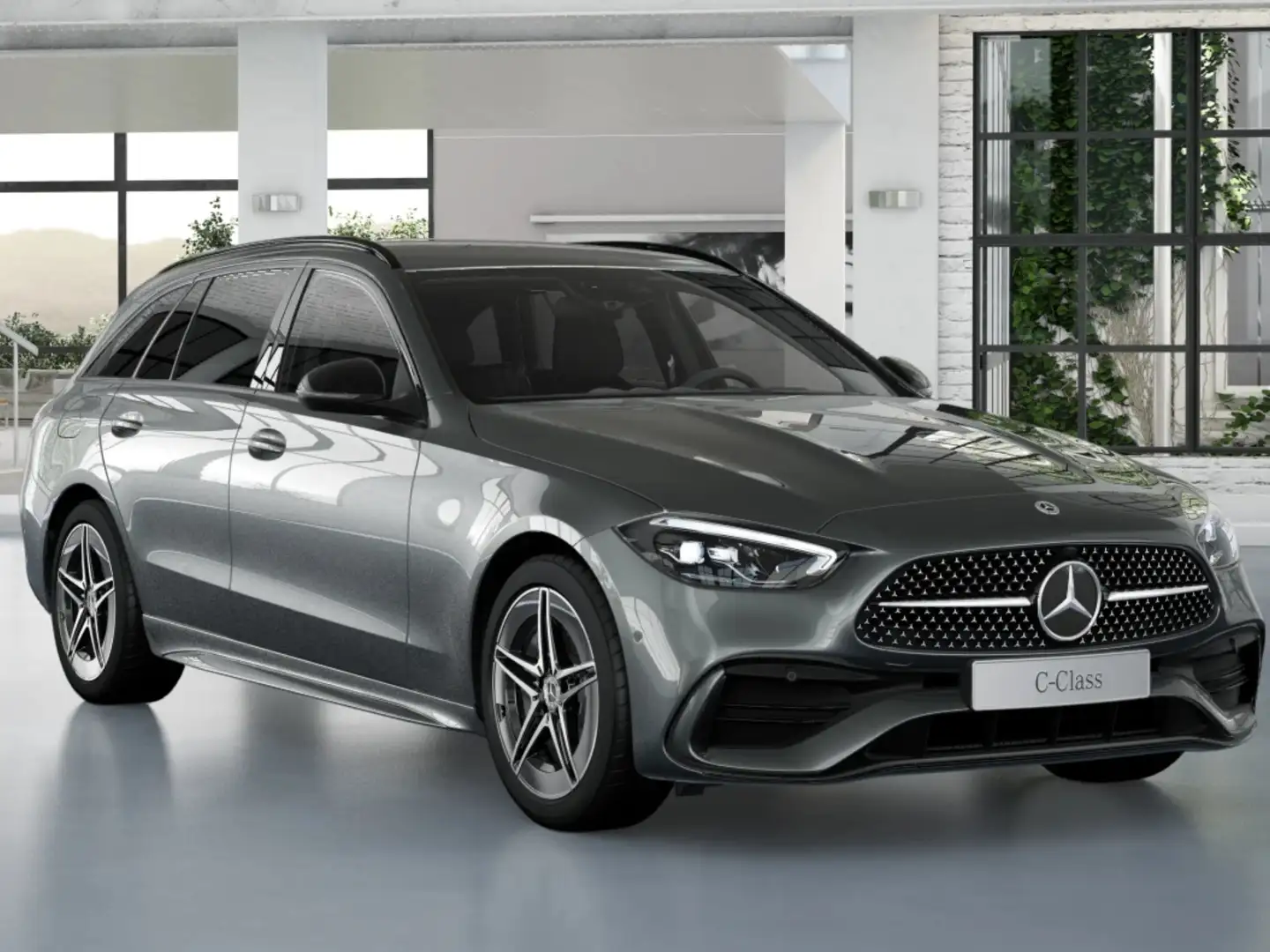 Mercedes-Benz C 220 C 200d Station Wagon AMG Line ADVANCED Gris - 1