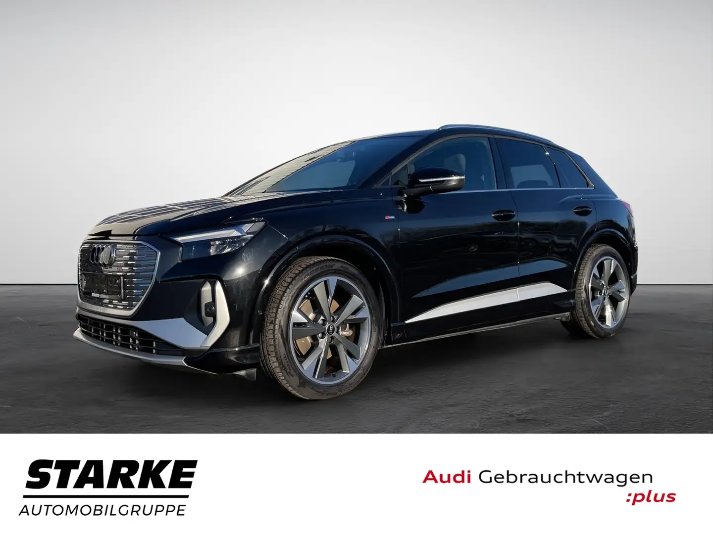 Audi Q4 e-tron 35 S line Exterieur Schwarz - 2