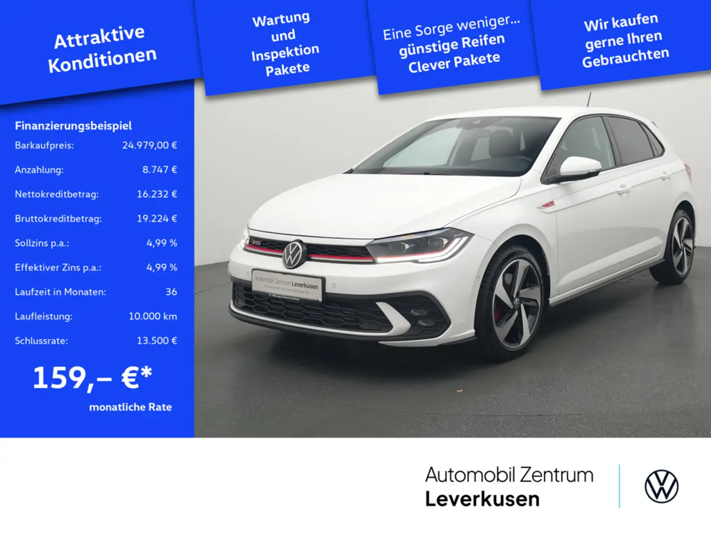 Volkswagen Polo DSG PORT NAVI VIRT SHZ MATRIX ACC CARPLAY Schwarz - 1