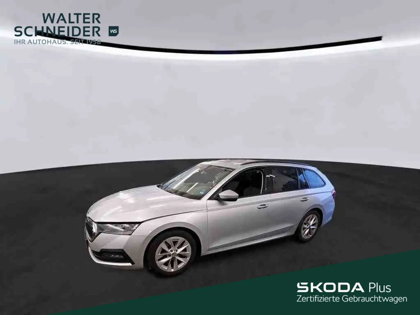 Skoda Octavia Combi 2.0 TDI DSG Ambition Navi AHK Pano Silber - 1