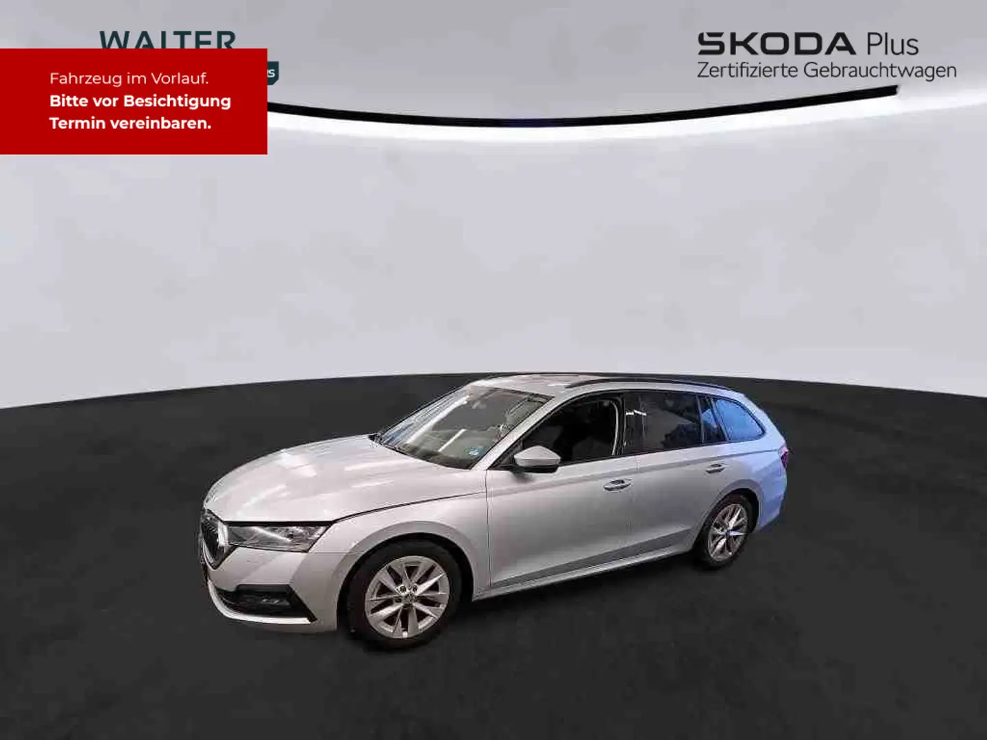 Skoda Octavia Combi 2.0 TDI DSG Ambition Navi AHK Pano Silber - 2