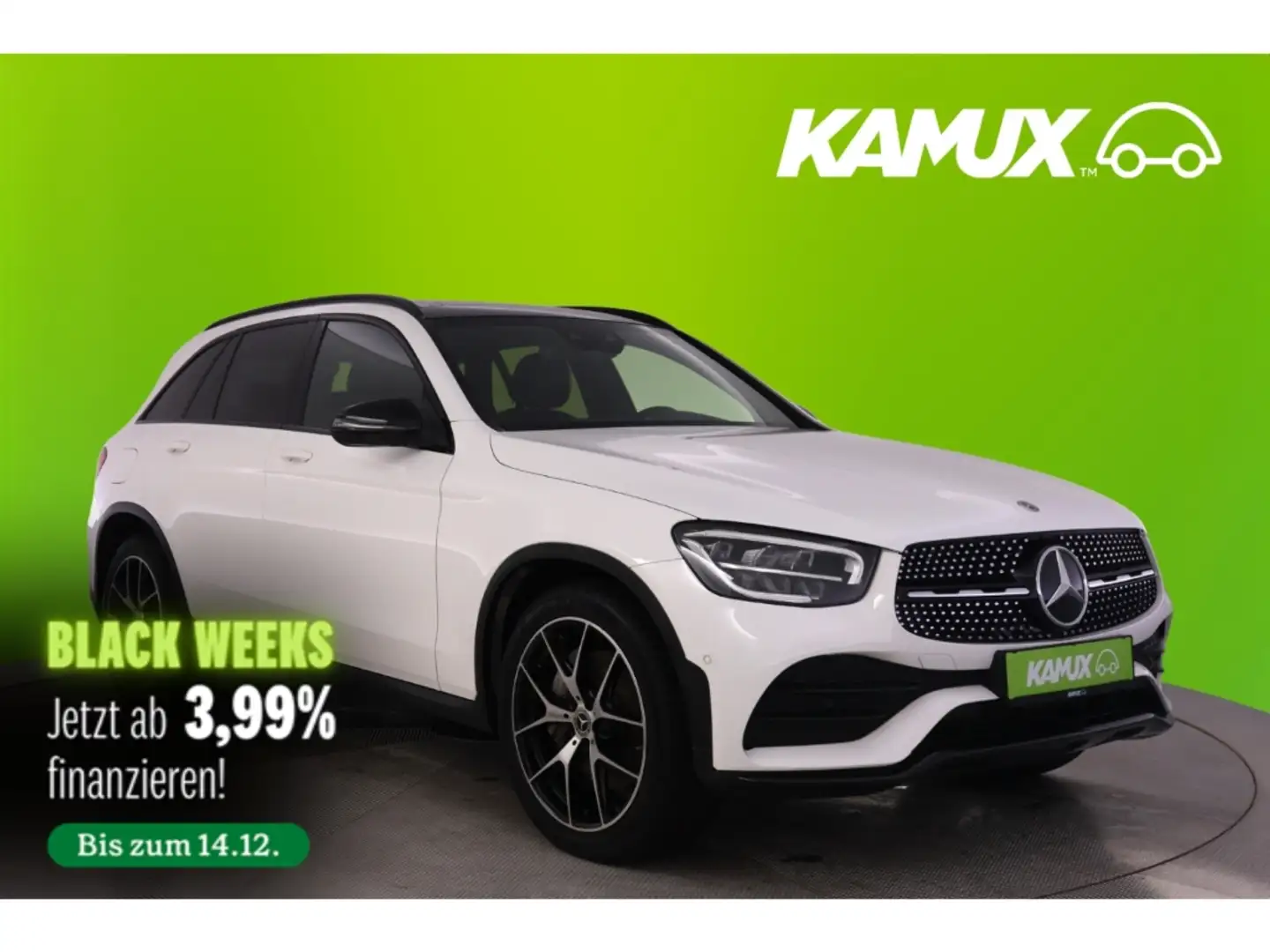Mercedes-Benz GLC 200 4Matic 9G-tronic AMG Line+LED+NAVI+PANO Weiß - 1