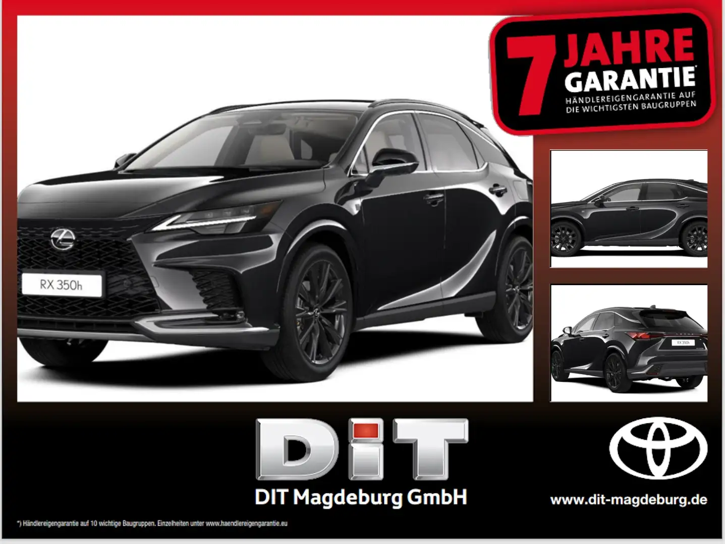 Lexus RX 350 h E-Four F-Sport Design Pano, 4xSHZ, 21Zoll Schwarz - 1