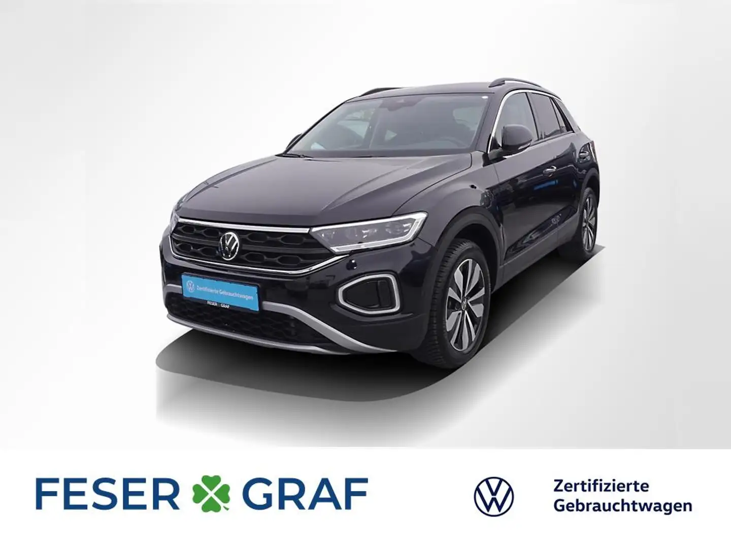 Volkswagen T-Roc 2.0 TDI Goal DSG ACC AHK LED Navi RüKa 17" Schwarz - 1