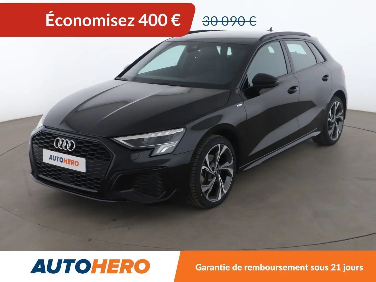 Audi A3 Sportback 35 TFSI mHEV S Line S Tronic 7 Noir - 1