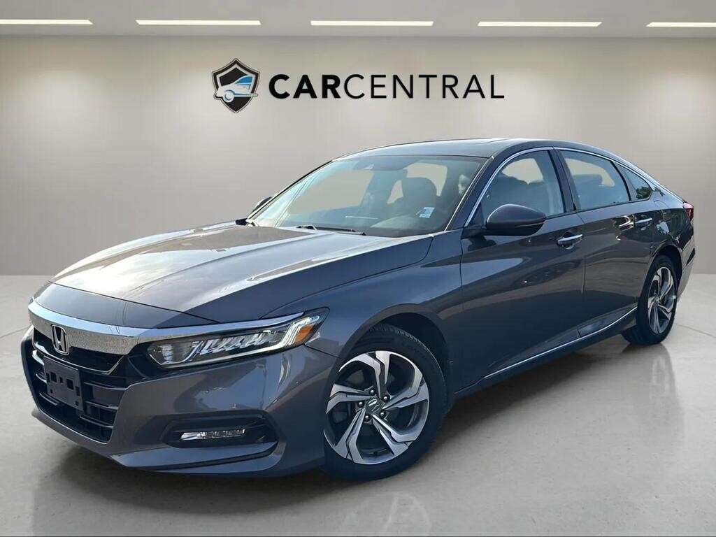 Gray 2019 Honda Accord Sedan Front-Wheel Drive Automatic